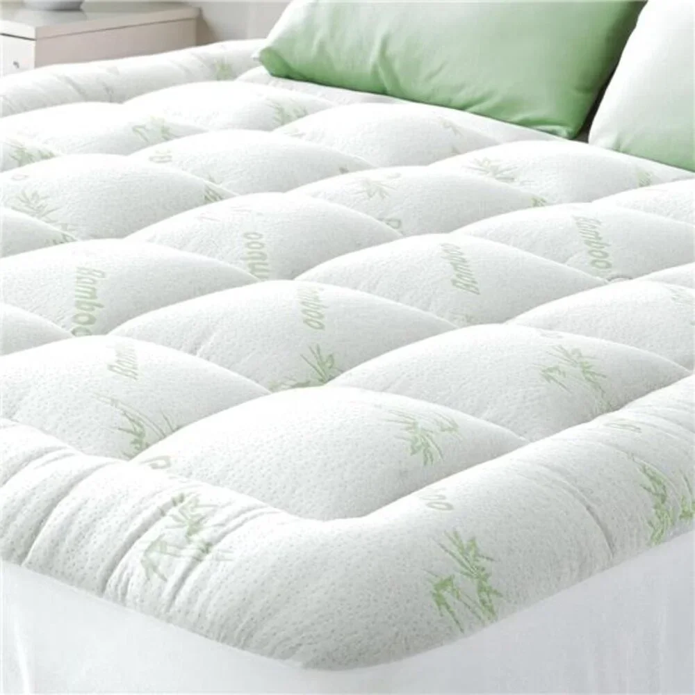 Ultra Soft Twin XL Size Mattress Topper - Viscose Made from Bamboo Pillow Topper